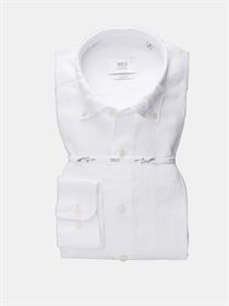 Eterna hvid hørskjorte by1863 super soft. Slim Fit 2365 02 FS84